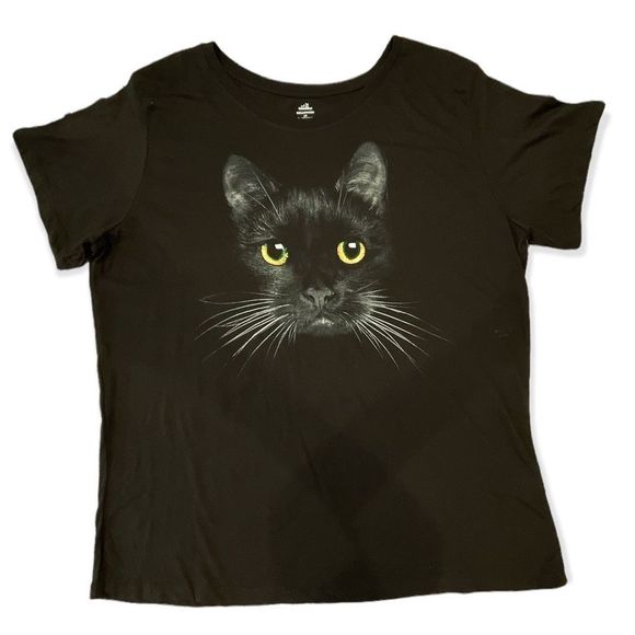 NWT Size 3X Halloween Brushed Knit Stretch Leggings & Black Cat 3X Tee - Picture 5 of 9